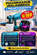 pulverizador + parlante